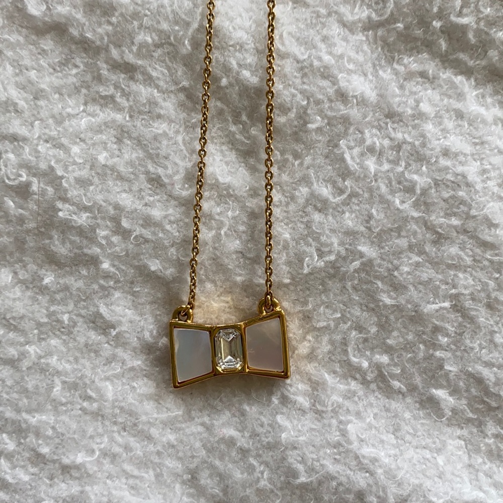 Kate spade bow necklace